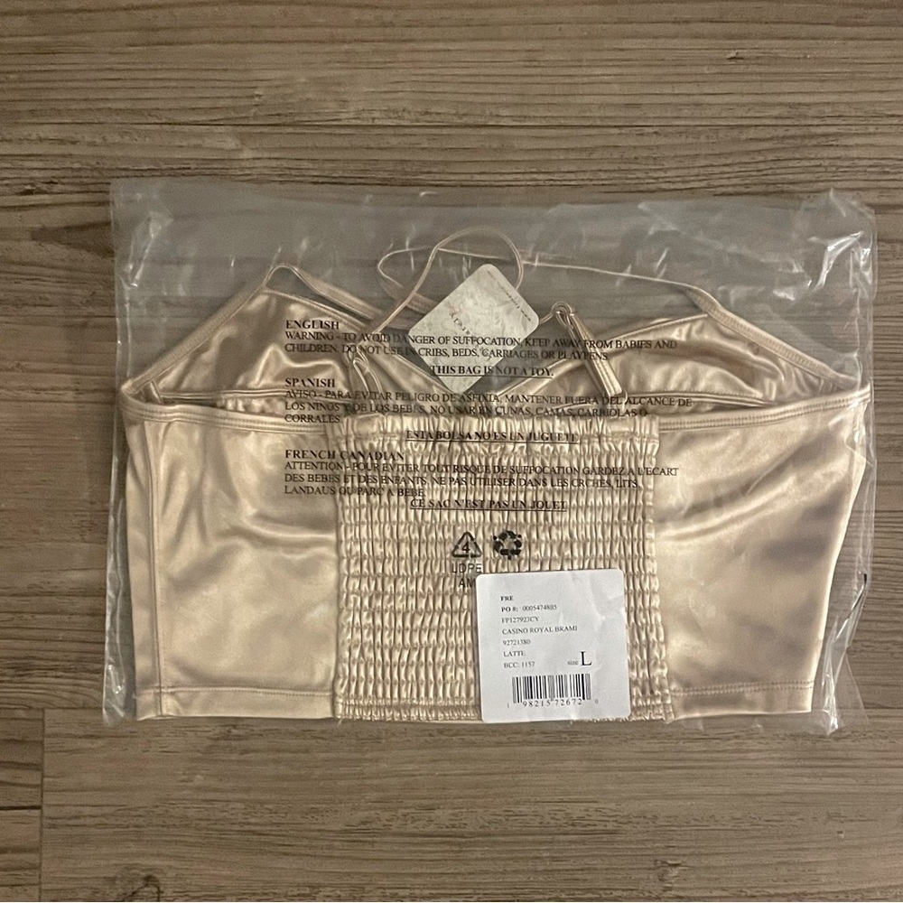 NEW…FREE PEOPLE Casino Royal Bra Tank Top - Picture 5 of 5